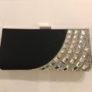 Sparkling Black Formal Evening Clutch